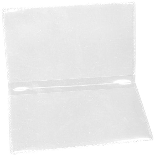 StoreSMART - Clear Folding Business Card Holders - 10 Pack - Polypropylene  Plastic (RPP2915C-10)