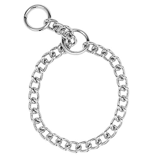 Herm Sprenger Chrome-Plated Dog Chain Training Collar 3.0 mm by 18" Long