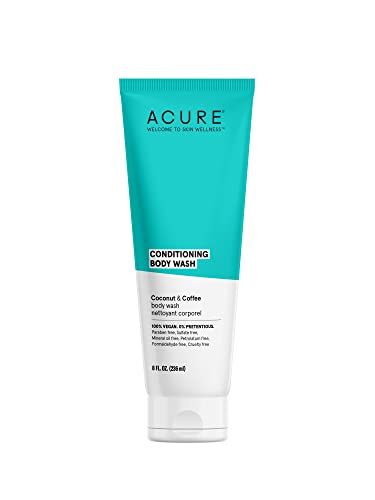 Acure Conditioning Body Wash | 100% Vegan | With Argan Oil, Coconut & Coffee | 8