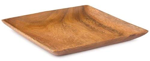 Acacia Wood Square Plate 1 x 12 x 12 inch