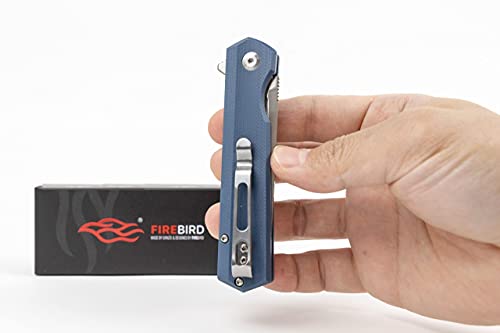  Firebird GANZO FH11S-GY Pocket Folding Knife Ball Bearing D2  Steel Blade G10 Anti-Slip Handle with Clip Hunting Fishing Gear Camping  Outdoor Folder EDC Pocket Knife (Gray) : Sports & Outdoors