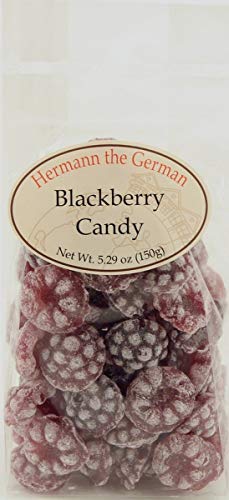 6-Pack Hermann the German Hard Candy 5.29-ounce Bags (6-Pack Blackberry)